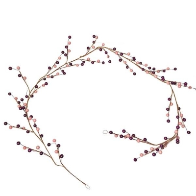 Pink Plum Berry Garland 150cm