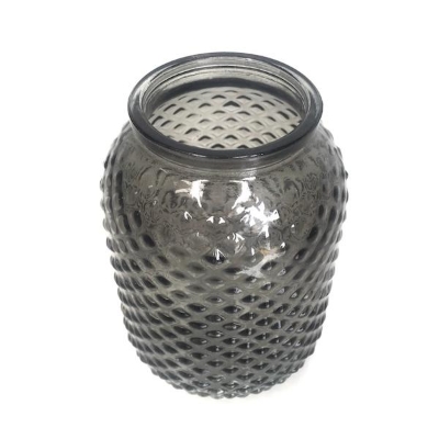 Grey Glass Lola Vase 12cm