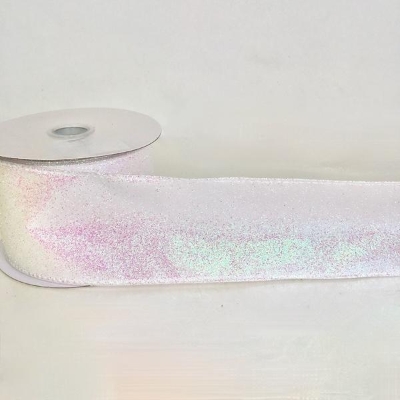 Iridescent Sparkle Ribbon 63mm