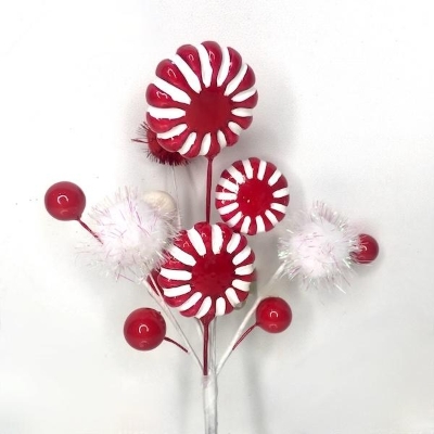 Berry & Pom Pom Pick 23cm