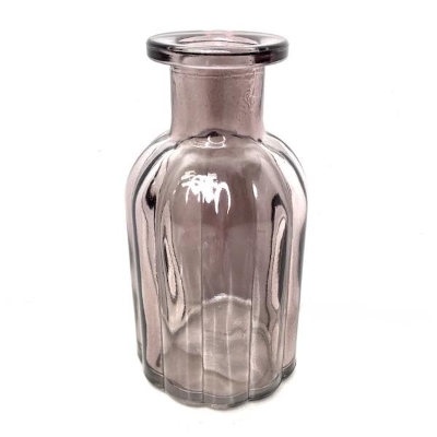 Grey Glass Flora Bottle 10cm