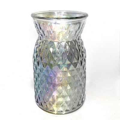 Iridescent Glass Meadow Vase 18cm
