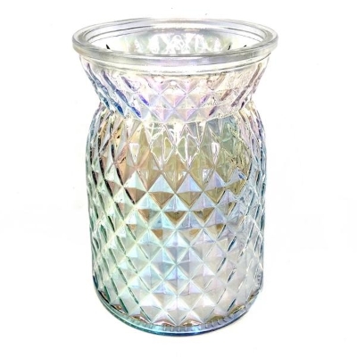 Iridescent Glass Meadow Vase 16cm