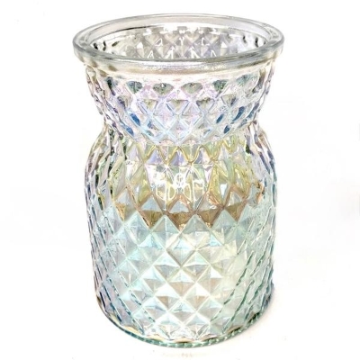 Iridescent Glass Meadow Vase 10cm
