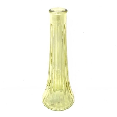 Yellow Glass Ashley Bud Vase 21.5cm
