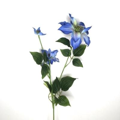 Blue Clematis Spray 90cm