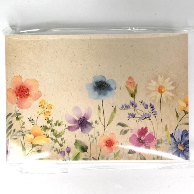 Pastel Flowers Small Florist Cards 