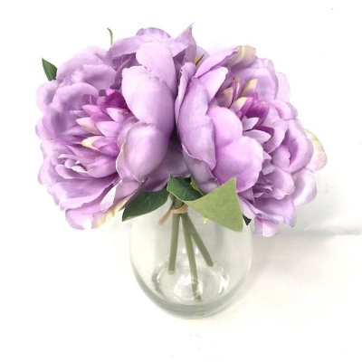 Lilac Peony in Vase 20cm
