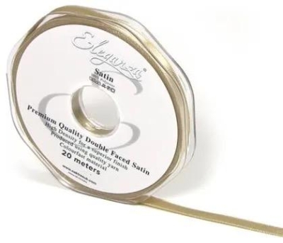 Taupe Satin Ribbon 6mm