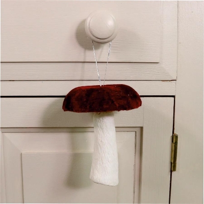 Burgundy Velvet Mushroom 12cm