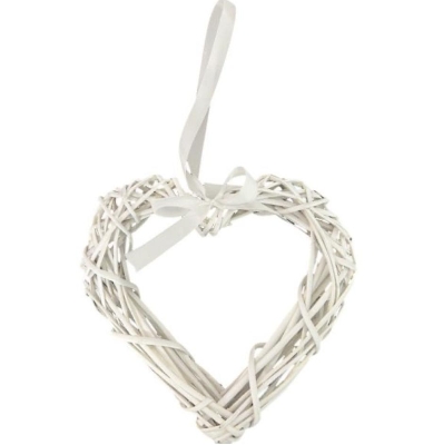 White Heart 25cm