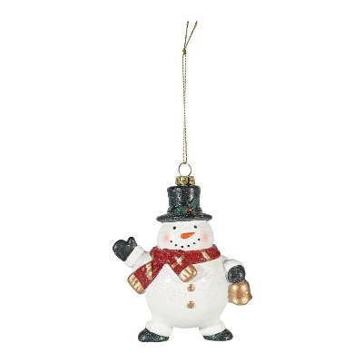 Snowman & Bell 11cm