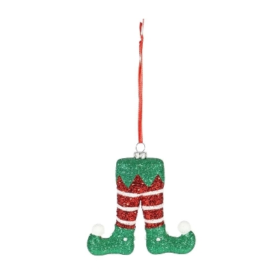 Elf Stocking Decoration 10.5cm