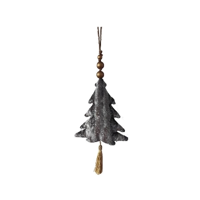 Silver Velvet Tree 22cm