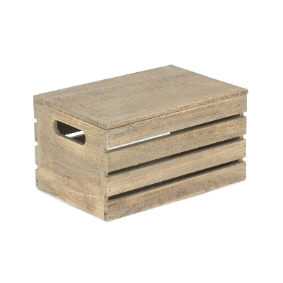 Oak Effect Storage Box 17cm