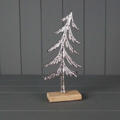 Tree On Wood Base 28cm