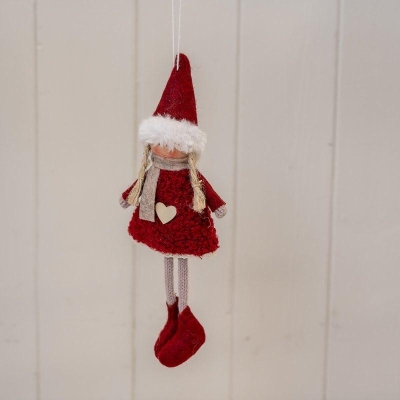 Fabric Doll Dangly Legs 20cm