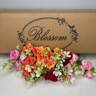 Rose & Foliage Bush 33cm