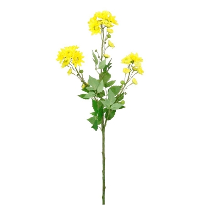 Yellow Chrys Spray 84cm