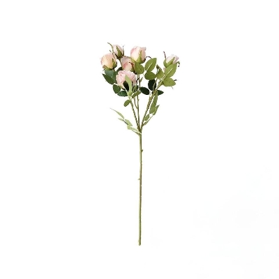 Light Pink Spray Rose 48cm