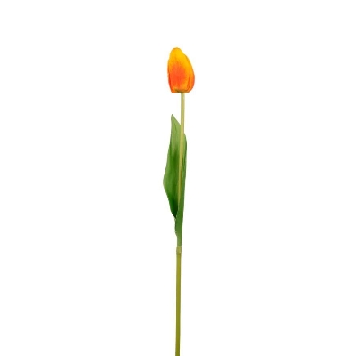 Orange Tulip Real Touch 48cm