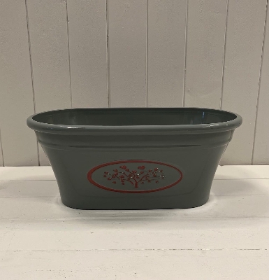 Grey Heart Tree Trough 38cm