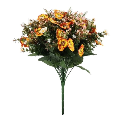 Orange & Yellow Pansy Bush 45cm