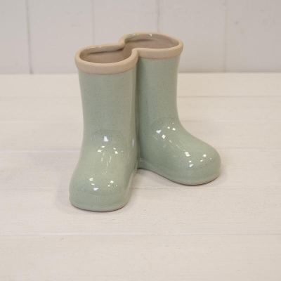 Sage Wellington Vase 16cm