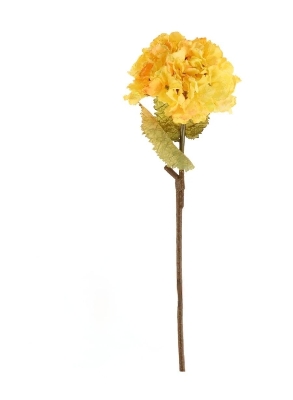 Yellow Ruffled Hydrangea 52cm
