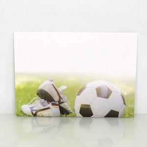 Florist Cards Plain Football x 6