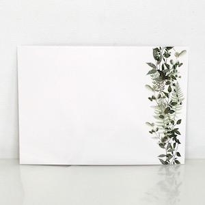 Florist Cards Plain Foliage x 6