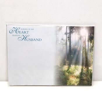 Florist Cards Husband Forest x 6