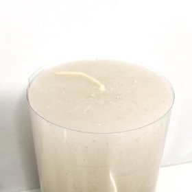 Wool White Levi Candle 11cm
