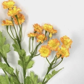 Orange Mini Daisy Spray 52cm