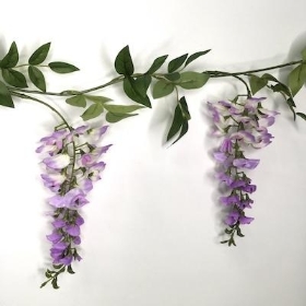 Lilac Wisteria Garland 170cm
