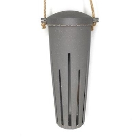 Grey Straw Peanut Feeder 24cm