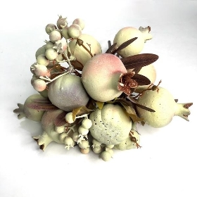 Green Pomegranate & Pumpkin 28cm