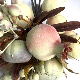Green Pomegranate & Pumpkin 28cm
