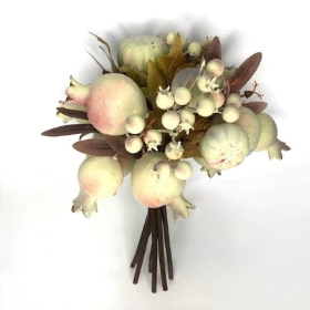Green Pomegranate & Pumpkin 28cm