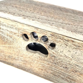 Wooden Pet Treat Box 22.5cm
