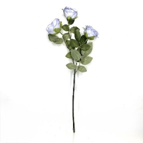 Pale Blue Spray Rose 42cm