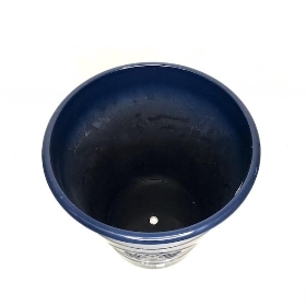 Dark Blue Bee Planter 30cm