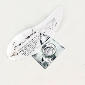 Special Brother Tealight Holder 19cm