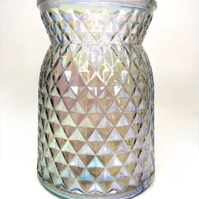 Iridescent Glass Meadow Vase 16cm