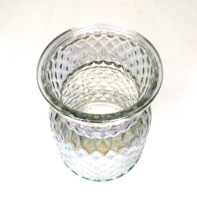 Iridescent Glass Meadow Vase 10cm