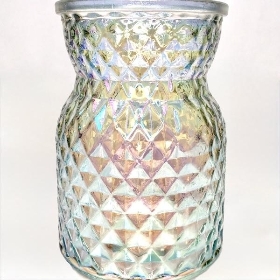 Iridescent Glass Meadow Vase 10cm