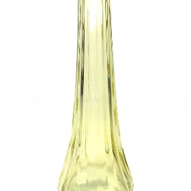 Yellow Glass Ashley Bud Vase 21.5cm
