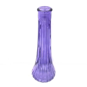 Lilac Glass Ashley Bud Vase 21.5cm