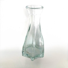 Clear Glass Catalina Twisted Bud Vase 13cm