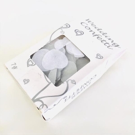 White & Silver Paper Confetti